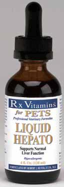 Rx Vitamins Liquid Hepato Bacon Flavored 4oz