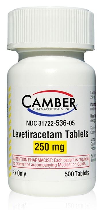 Levetiracetam 250mg 500 Tabs