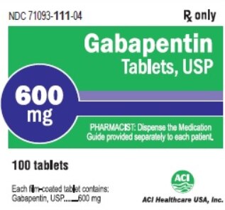 gabapentin 600mg a day