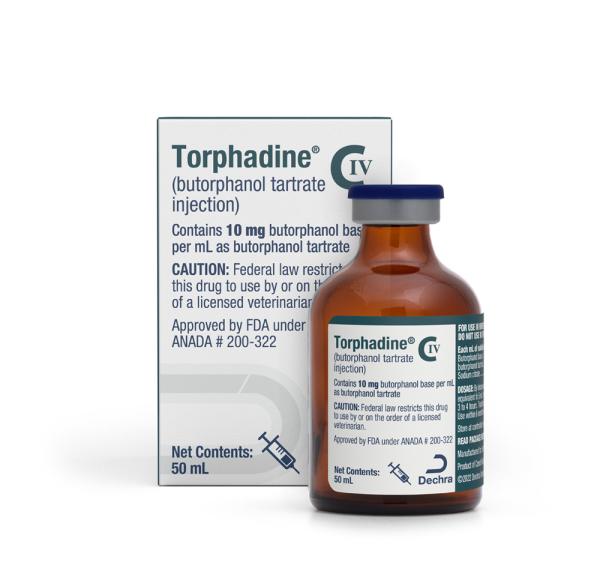 Torphadine® (Butorphanol) Injection 10mg/mL 50ml VIAL *C4*